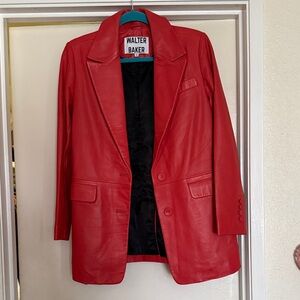 Walter Baker Women's Vibrant Red Blazer